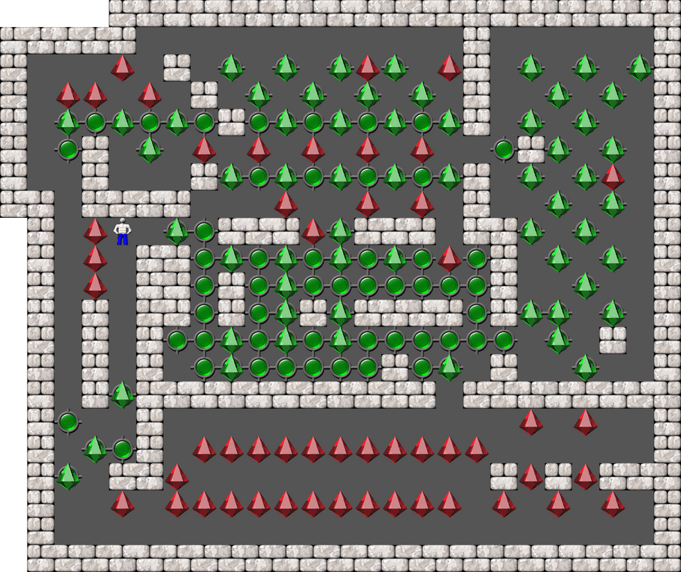 Sokoban Mass Remodel level 945